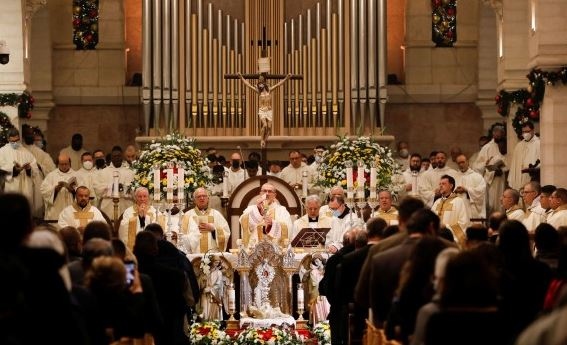 Раждането на Спасителя беше чествано на тържествена служба в родния